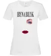 Жіноча футболка Ірина Білик губи Білий фото