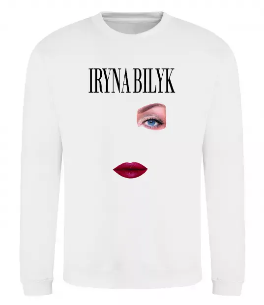 Свитшот Ірина Білик губи Белый фото