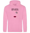 Мужская толстовка (худи) Ірина Білик губи Розовый фото