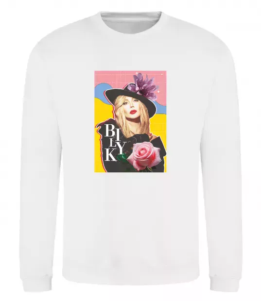 Свитшот Iryna Bilyk Белый фото