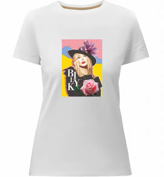 Жіноча преміум футболка Iryna Bilyk Білий фото