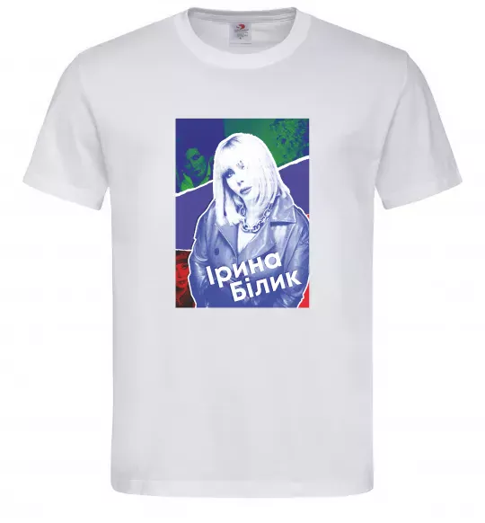 Мужская футболка Ірина Білик Белый фото