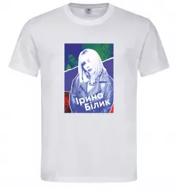 Мужская футболка Ірина Білик Белый фото