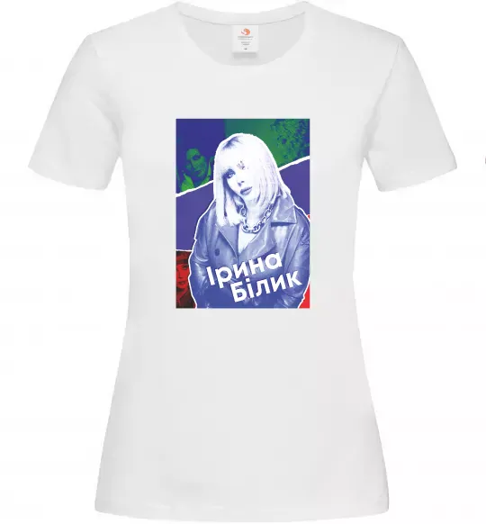 Женская футболка Ірина Білик Белый фото
