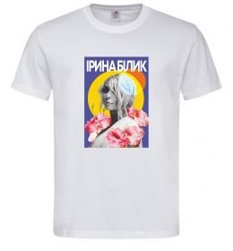 Мужская футболка Ірина Білик з квітами