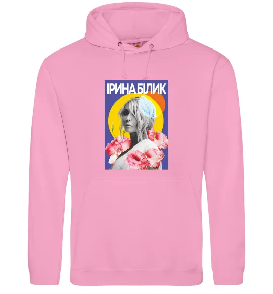 Мужская толстовка (худи) Ірина Білик з квітами Розовый фото