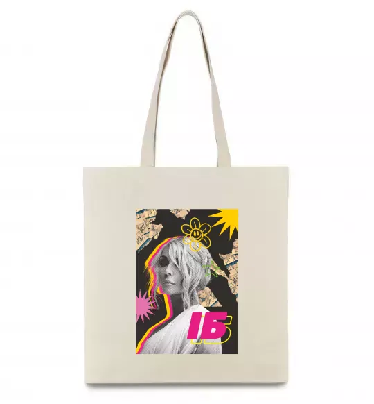 Эко-сумка Ірина Білик малюнок Бежевый фото