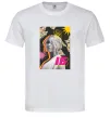Мужская футболка Ірина Білик малюнок Белый фото