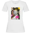 Женская футболка Ірина Білик малюнок Белый фото