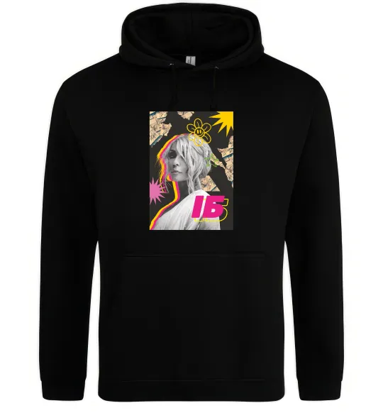 Мужская толстовка (худи) Ірина Білик малюнок Черный фото