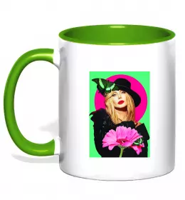 Чашка с цветной ручкой