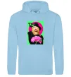 Мужская толстовка (худи) Ірина Білик з метеликом Голубой фото