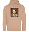 Мужская толстовка (худи) Тарас Шевченко з цигаркою Песочный Мужская толстовка (худи) Тарас Шевченко з цигаркою Песочный фото