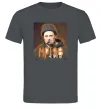 Чоловіча футболка Тарас Шевченко з цигаркою Графіт фото