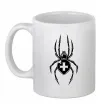 Чашка керамічна Павук-хрестовик Білий фото