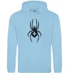 Чоловіча толстовка (худі) Павук-хрестовик Блакитний фото