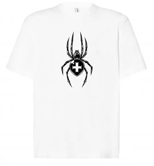 Футболка Оверсайз Павук-хрестовик Белый фото