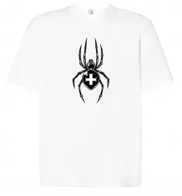 Футболка Оверсайз Spider Белый фото