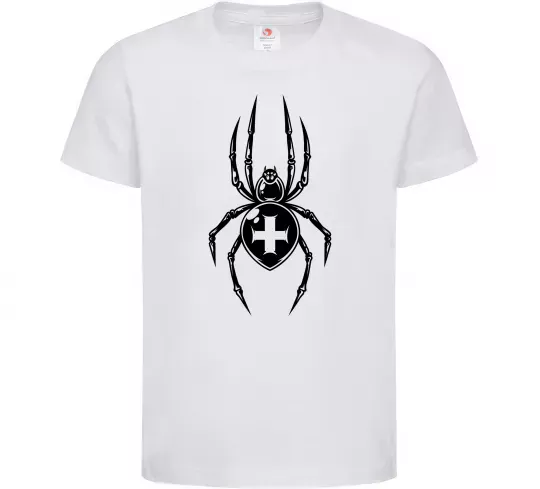 Детская футболка Павук-хрестовик Белый фото