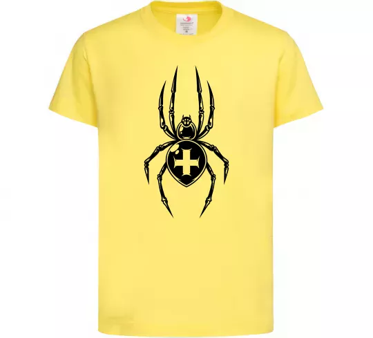 Детская футболка Павук-хрестовик Лимонный фото