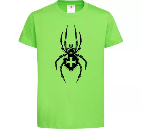 Детская футболка Павук-хрестовик Лаймовый фото