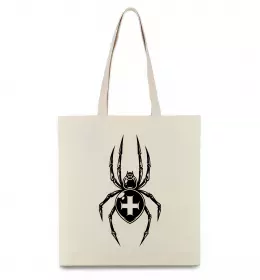 Эко-сумка Spider Бежевый фото