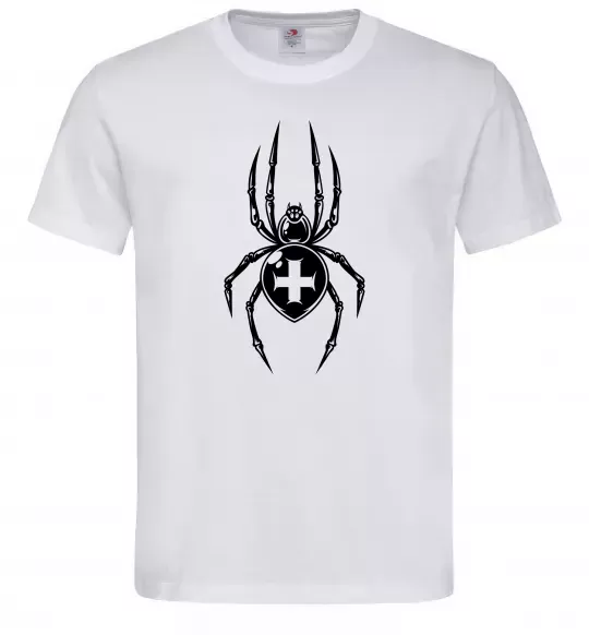 Чоловіча футболка Павук-хрестовик Білий фото