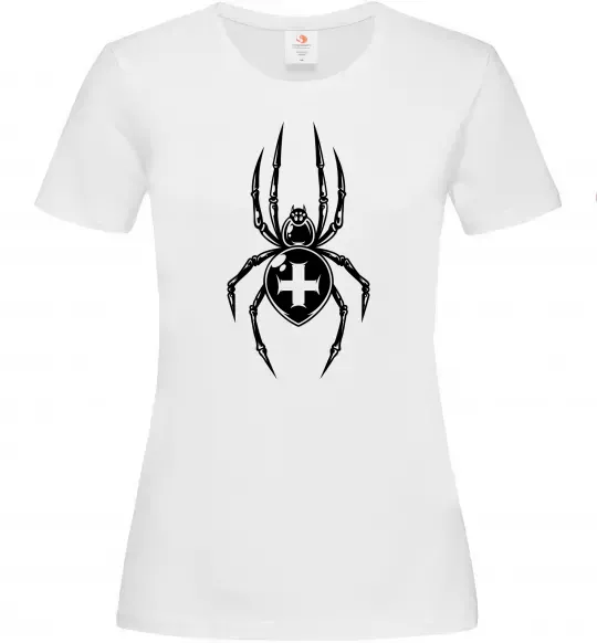 Жіноча футболка Павук-хрестовик Білий фото