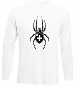 Лонгслив Spider Белый фото