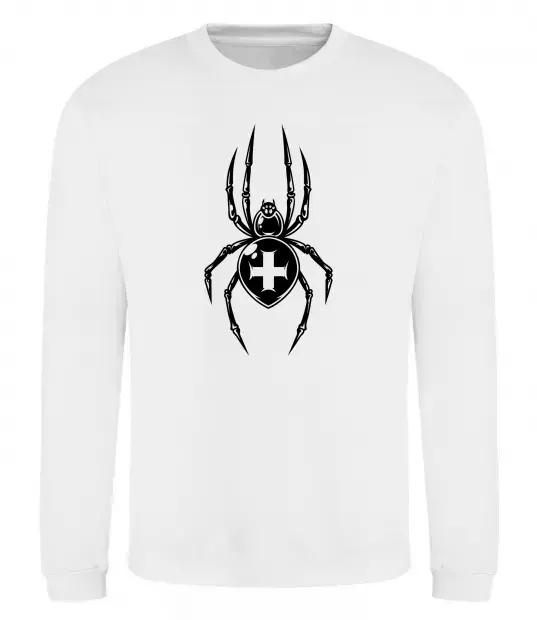 Свитшот Павук-хрестовик Белый фото