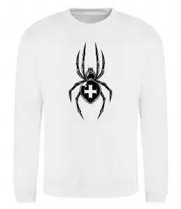 Свитшот Павук-хрестовик Белый фото