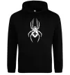 Чоловіча толстовка (худі) Павук-хрестовик Чорний фото