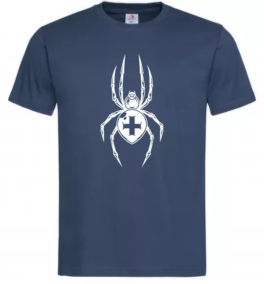 Чоловіча футболка Павук-хрестовик Темно-синій фото