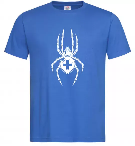 Чоловіча футболка Павук-хрестовик Яскраво-синій фото