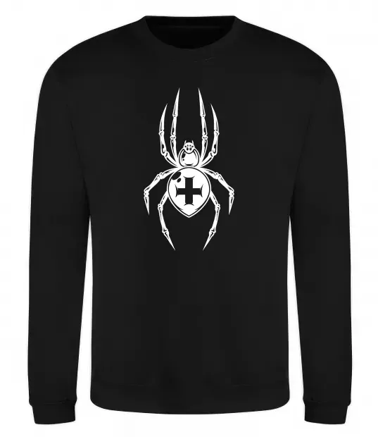 Свитшот Павук-хрестовик Черный фото