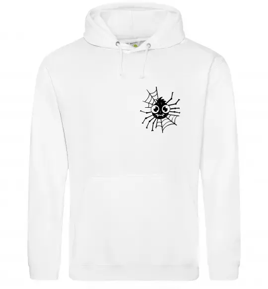 Мужская толстовка (худи) Павутинка Белый фото