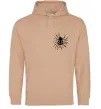 Женская толстовка (худи) Павутинка Песочный фото