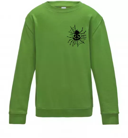 Детский Свитшот Павутинка Лаймовый фото