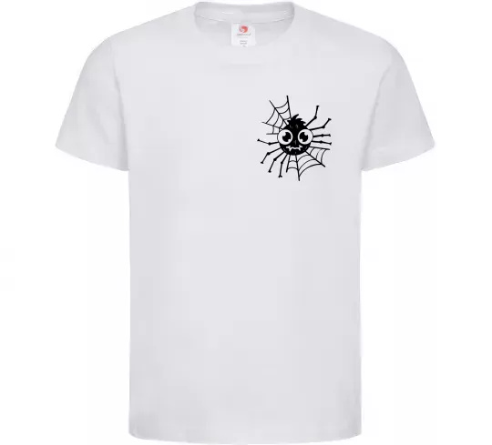 Дитяча футболка Павутинка Білий фото