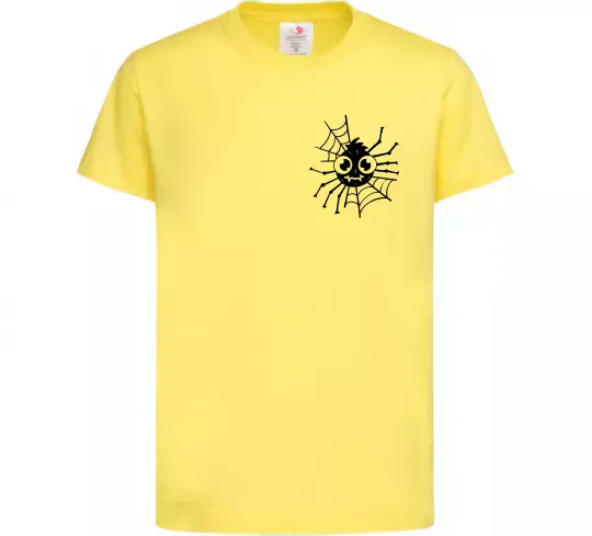 Дитяча футболка Павутинка Лимонний фото