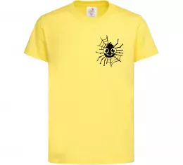 Детская футболка Павутинка Лимонный фото