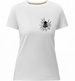 Женская премиум футболка Павутинка