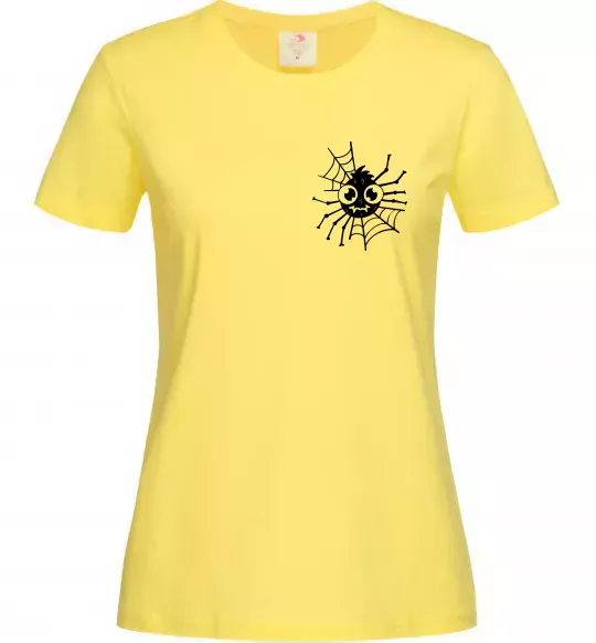 Женская футболка Павутинка Лимонный фото
