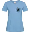 Женская футболка Павутинка Голубой Женская футболка Павутинка Голубой фото