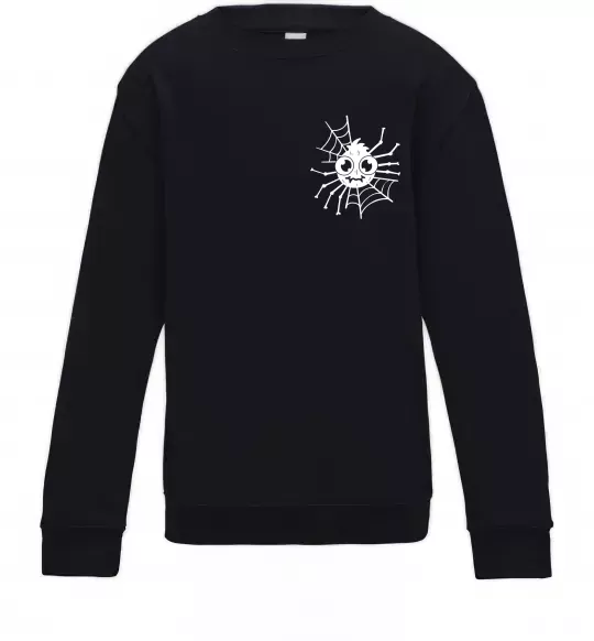 Детский Свитшот Павутинка Черный фото