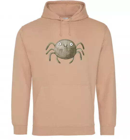 Женская толстовка (худи) Павучок малюнок Песочный фото