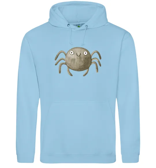 Жіноча толстовка (худі) Павучок малюнок Блакитний фото