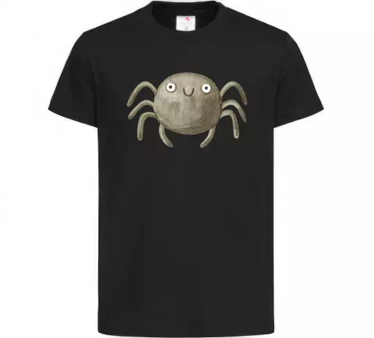 Дитяча футболка Павучок малюнок Чорний фото