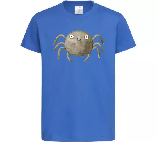 Дитяча футболка Павучок малюнок Яскраво-синій фото