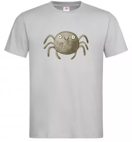 Мужская футболка Павучок малюнок Серый фото